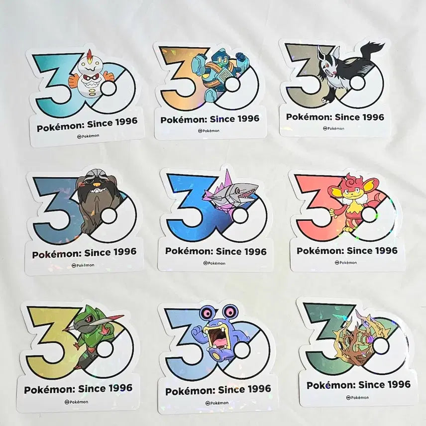 [SOLD OUT] 포켓몬 30주년 스티커