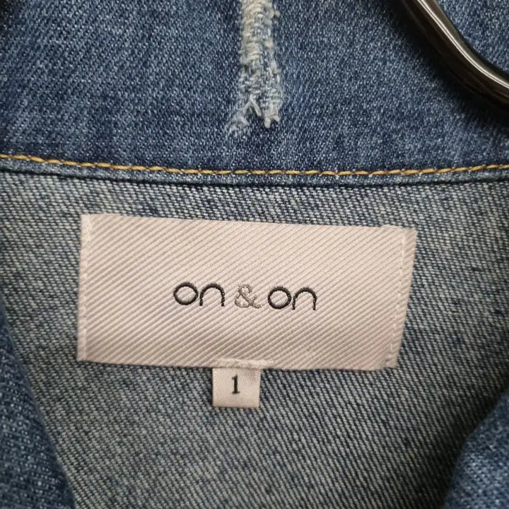 [BUNJANG] On &amp; On Washed Denim Jacket / [여성44 size] 온앤온 워싱 데님 자켓 청자켓
