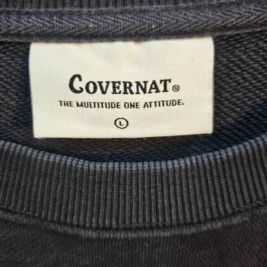 [BUNJANG] Covernat C Logo Sweatshirt Navy L / <만원빈티지>커버낫 C 로고 맨투맨 네이비