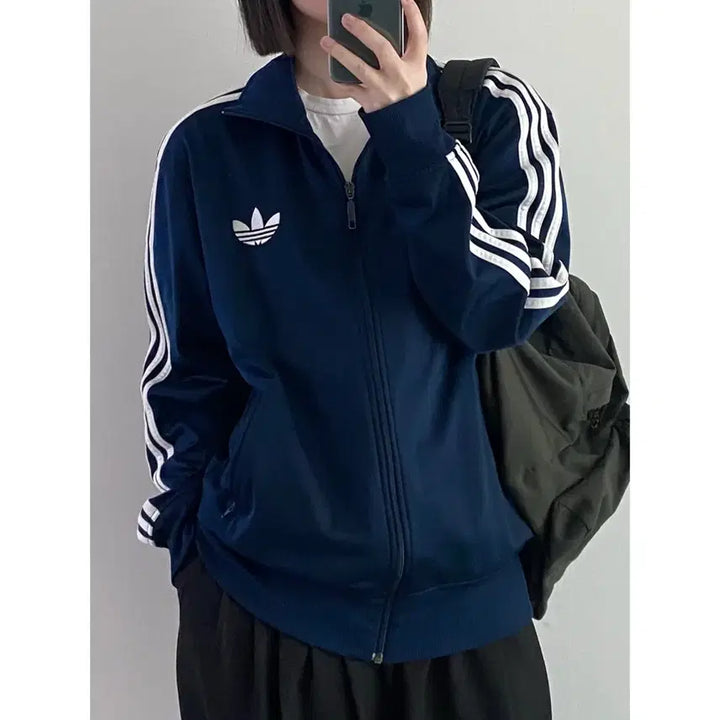 [BUNJANG] Adidas Firebird Track Jacket Navy / 아디다스 파이어버드 져지