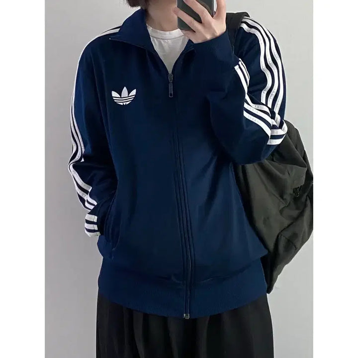 [BUNJANG] Adidas Firebird Track Jacket Navy / 아디다스 파이어버드 져지