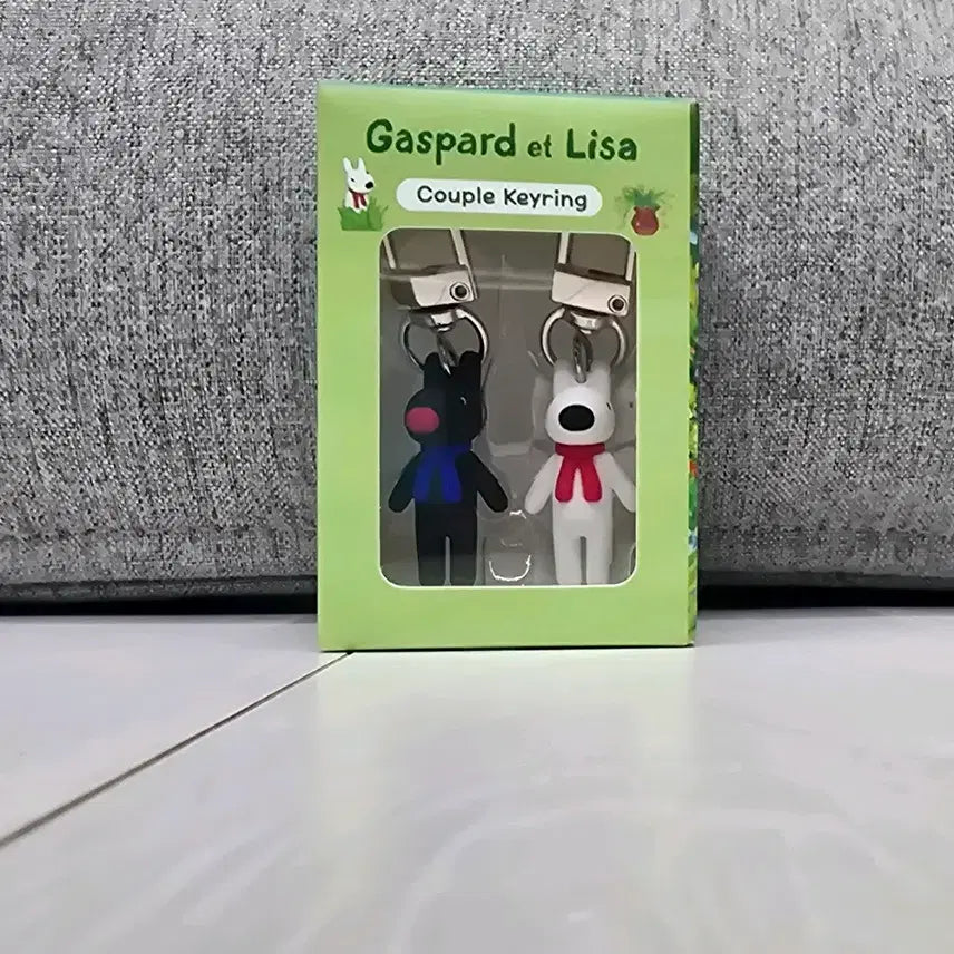 [BUNJANG] Gaspard et Lisa Couple Keyring (Basic) / 가스파드와 리사 커플 키링 (베이직)