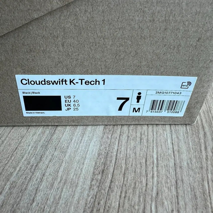 [BUNJANG] Kith K-Tech 1 Running Shoes / 온러닝 X 키스 K-Tech 1 [250]