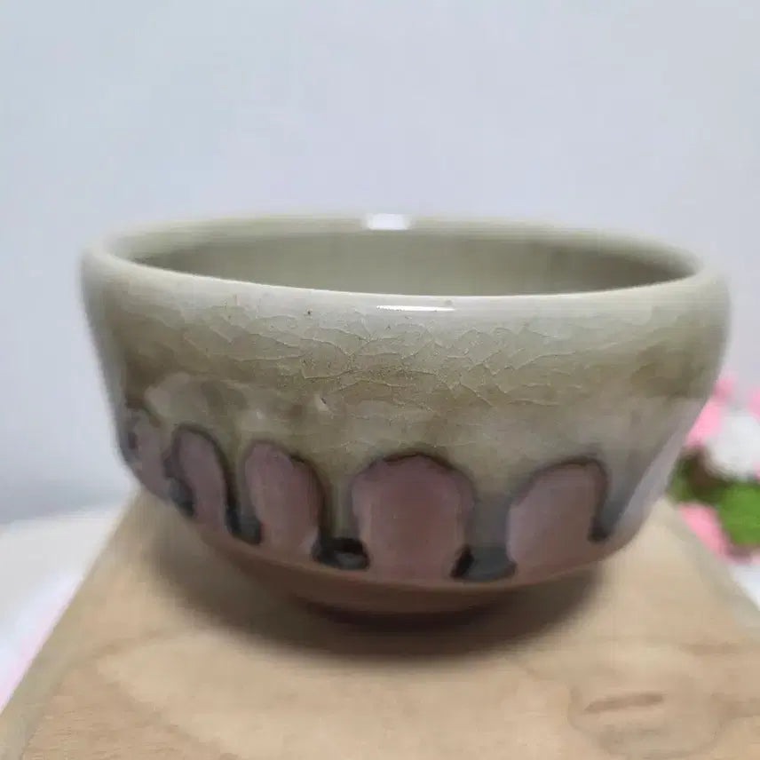 [BUNJANG] Celadon Porcelain Tea Bowl / 눈물 유약의 도자기 찻잔 다완
