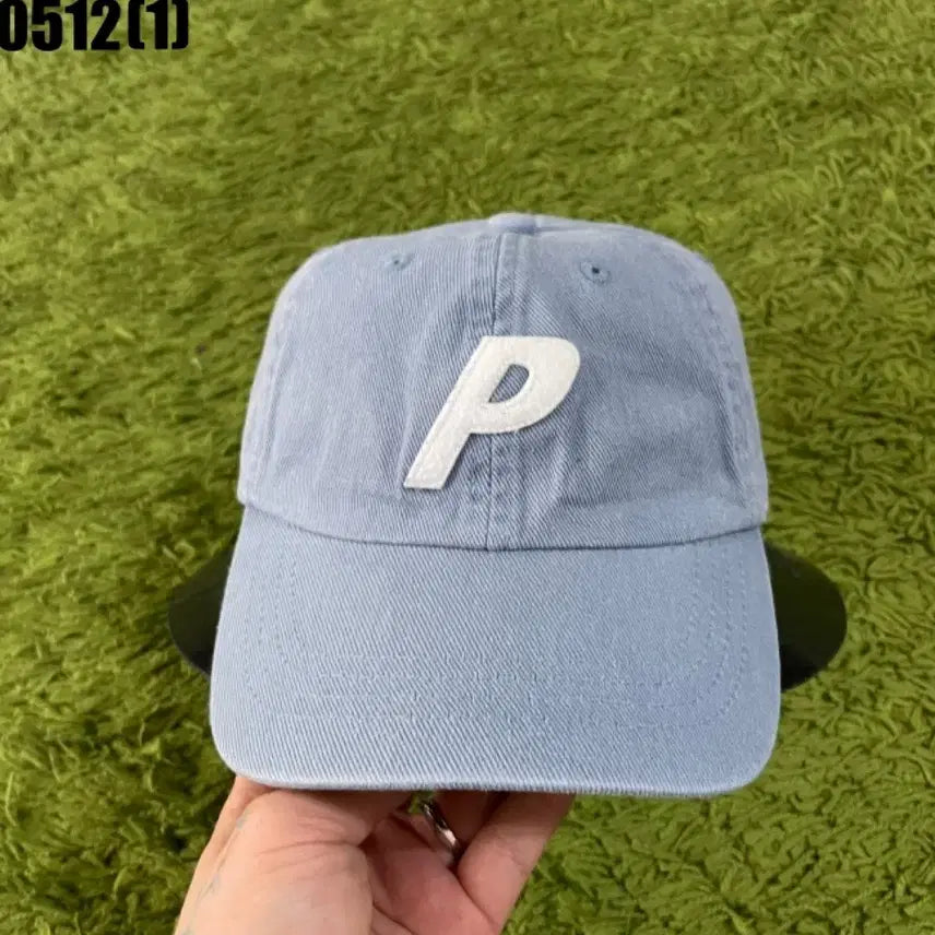 [BUNJANG] Palace P Logo Ball Cap Light Blue / 팔라스 P 로고 볼캡 모자 연청색