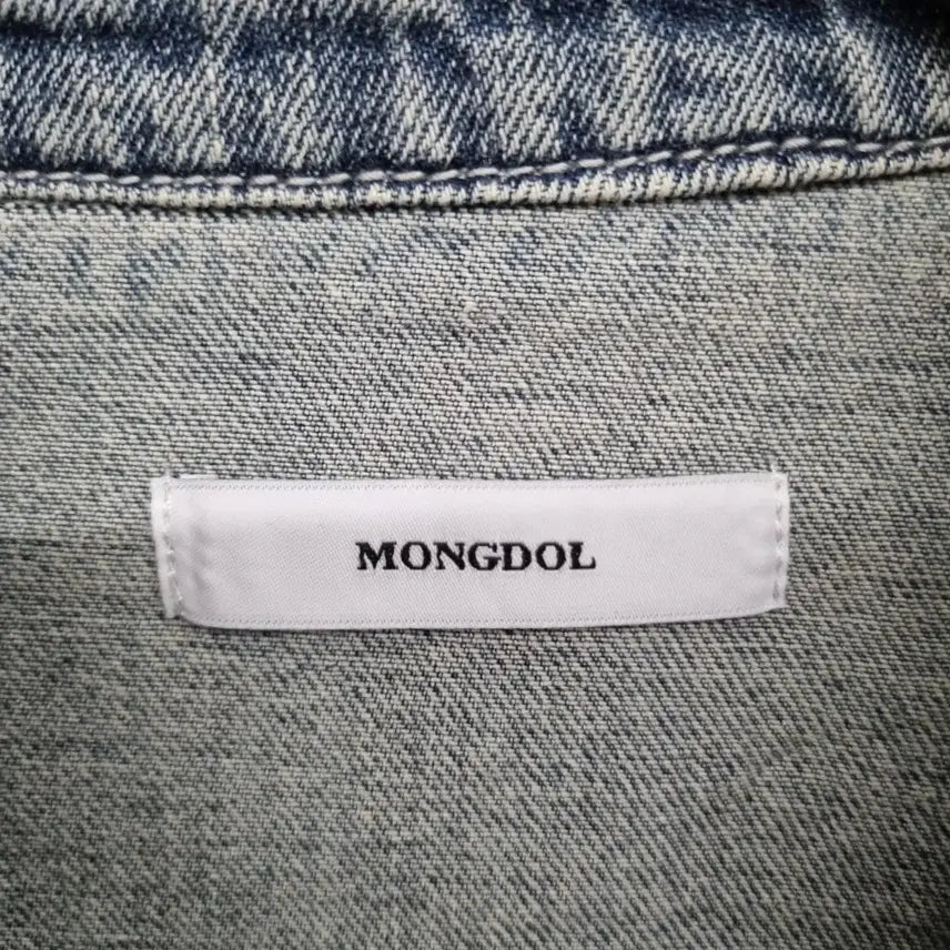 [BUNJANG] Mongdol Washed Denim Shirt (Women&