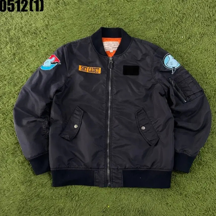 [BUNJANG] Avirex x Disney Mickey Mouse Bomber Zip-Up Jacket / 아비렉스 디즈니 미키마우스 봄버 집업 자켓 L