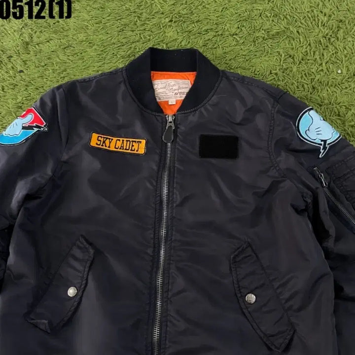 [BUNJANG] Avirex x Disney Mickey Mouse Bomber Zip-Up Jacket / 아비렉스 디즈니 미키마우스 봄버 집업 자켓 L