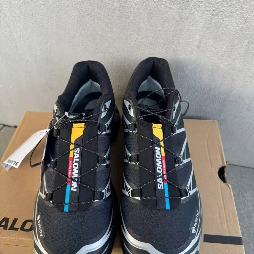 [BUNJANG] Salomon XT-6 Gore-Tex Black Silver Running Shoes / 살로몬 XT-6 고어텍스 블랙 실버 270MM