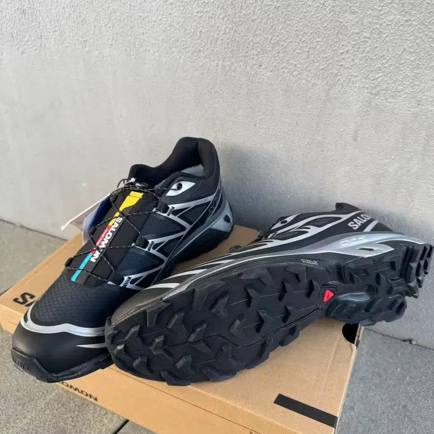 [BUNJANG] Salomon XT-6 Gore-Tex Black Silver Running Shoes / 살로몬 XT-6 고어텍스 블랙 실버 270MM