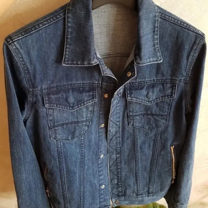 [BUNJANG] ZIOZIA Denim Jacket / 지오송지오 데님 청자켓 105  시스템 솔리드 타임 커스템멜로우