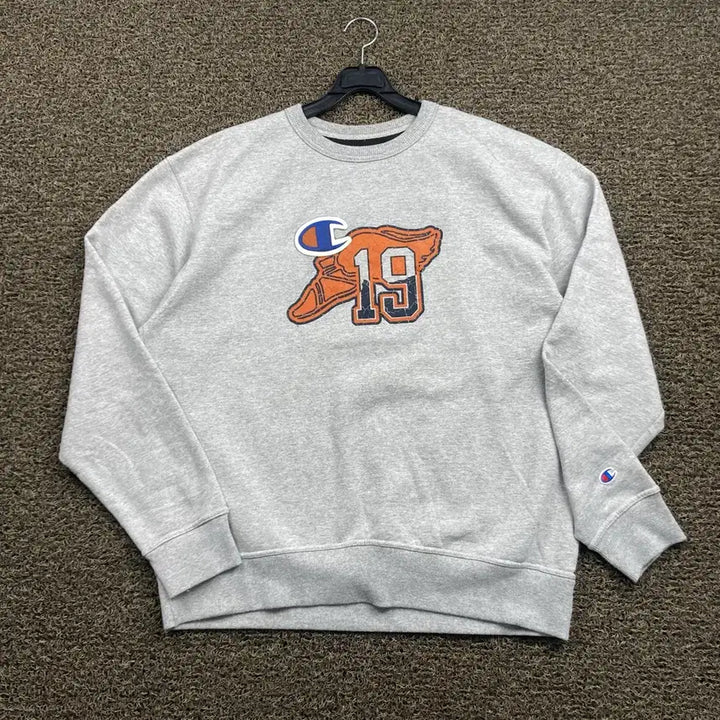 [BUNJANG] Champion Grey Sweatshirt L / 챔피온 그레이 맨투맨