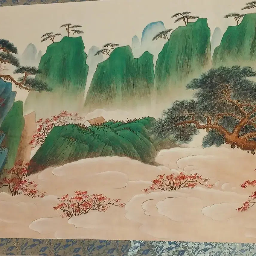 [BUNJANG] Zhang Daqian Landscape Painting Scroll / 중국장대천산수화족자