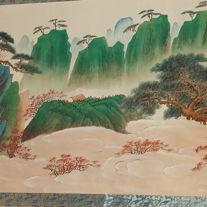 [BUNJANG] Zhang Daqian Landscape Painting Scroll / 중국장대천산수화족자