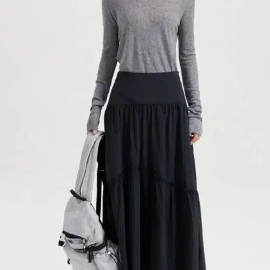 [BUNJANG] Lucky Chouette 25SS Long Skirt / 럭키슈에뜨 25SS 롱스커트