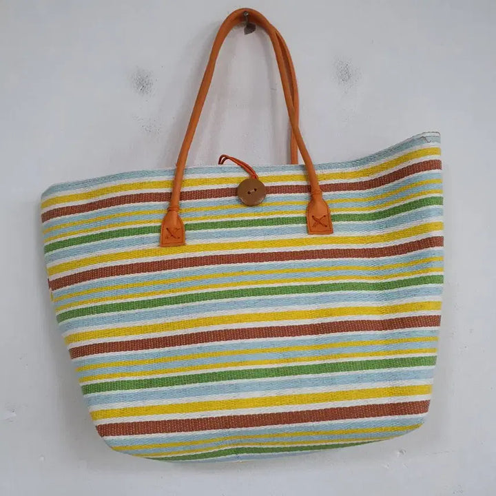 [BUNJANG] Chatelaine Raffia Shoulder Bag / 샤트렌 여성 왕골 숄더백 가방