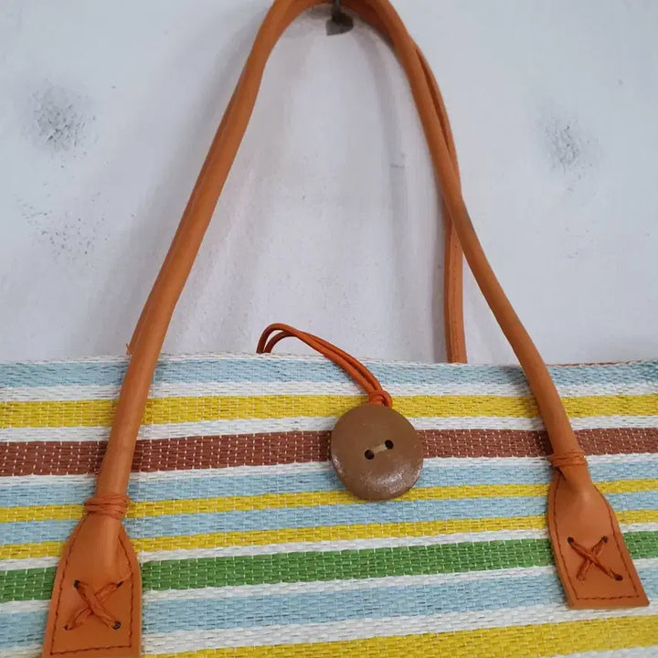 [BUNJANG] Chatelaine Raffia Shoulder Bag / 샤트렌 여성 왕골 숄더백 가방