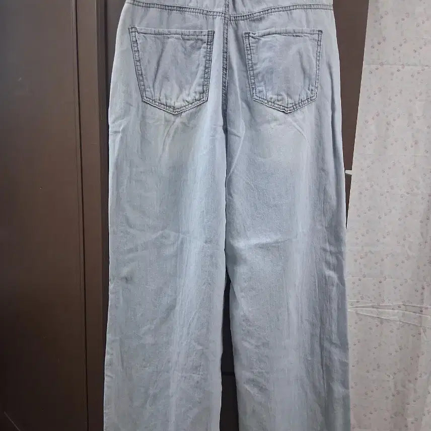 [BUNJANG] Light Wash Denim Wide Pants (M) / 연청 데님 와이드 팬츠(M)