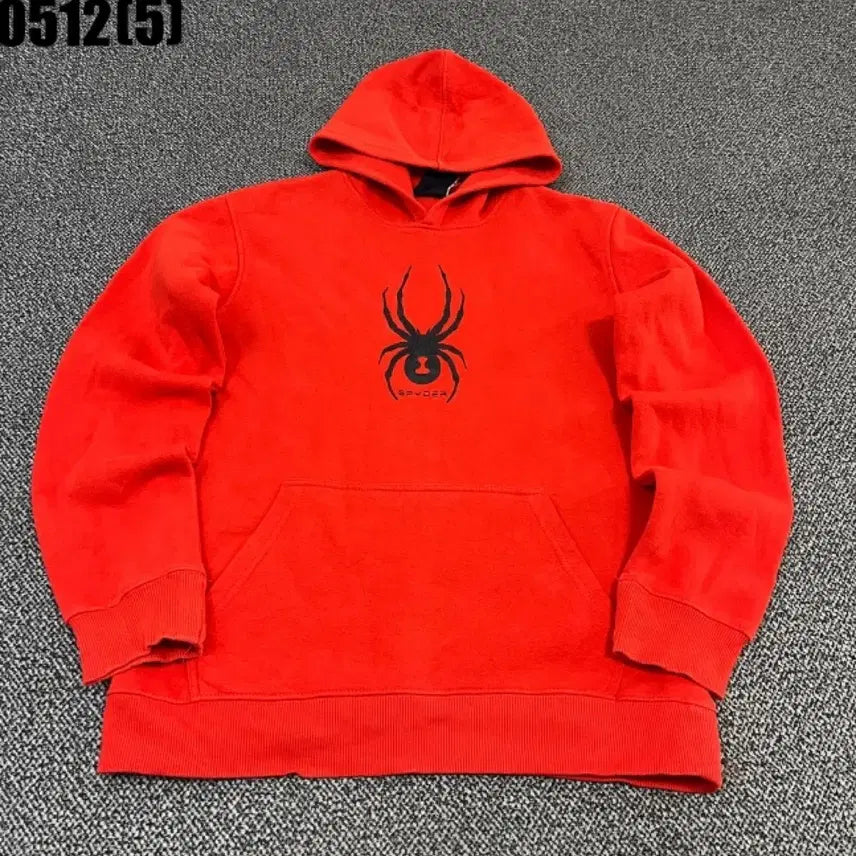 [BUNJANG] Spider Red Hoodie (Size 18-20) / 스파이더 빨간색 후드티(18-20)