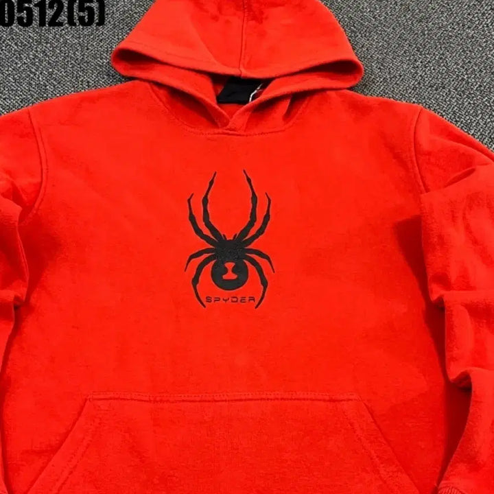 [BUNJANG] Spider Red Hoodie (Size 18-20) / 스파이더 빨간색 후드티(18-20)