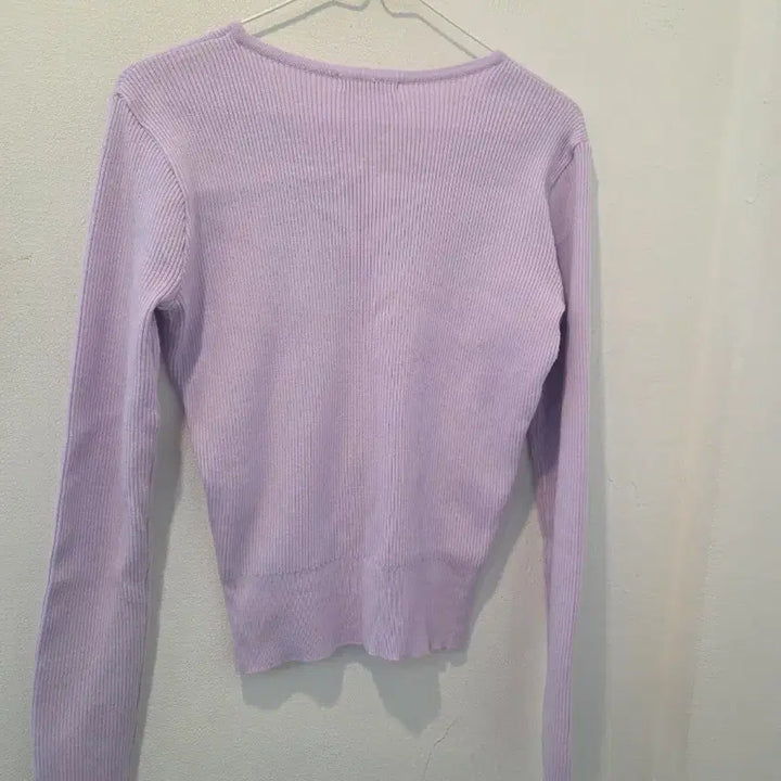 [BUNJANG] Roem V-Neck Knit Purple / 로엠 V넥 니트 퍼플