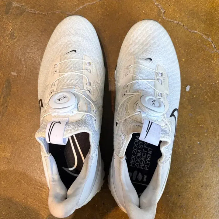 [BUNJANG] Nike Golf Shoes White BOA System / 나이키 골프화 화이트 BOA 시스템