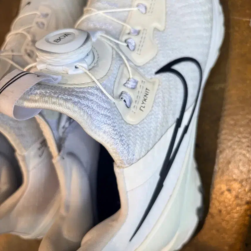 [BUNJANG] Nike Golf Shoes White BOA System / 나이키 골프화 화이트 BOA 시스템