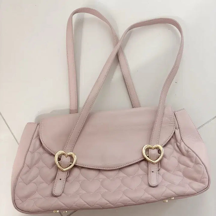 [BUNJANG] Lovecat Heart Quilting Bag / 러브캣 하트 퀄팅 백 (양지뢰,갸루가방)