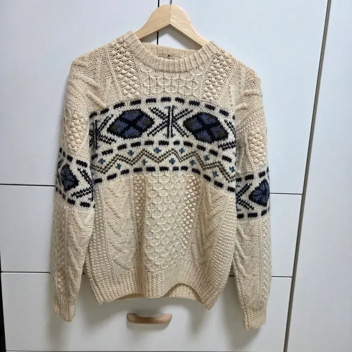 [BUNJANG] Ivory Knit Sweater (M) / 아이보리 니트 M
