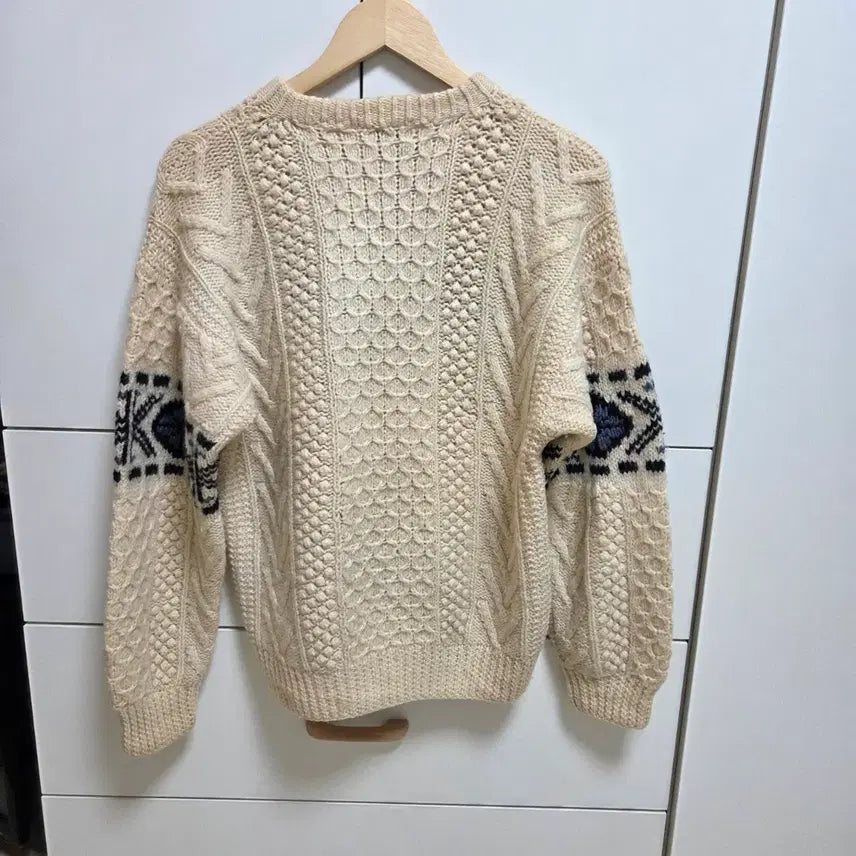 [BUNJANG] Ivory Knit Sweater (M) / 아이보리 니트 M