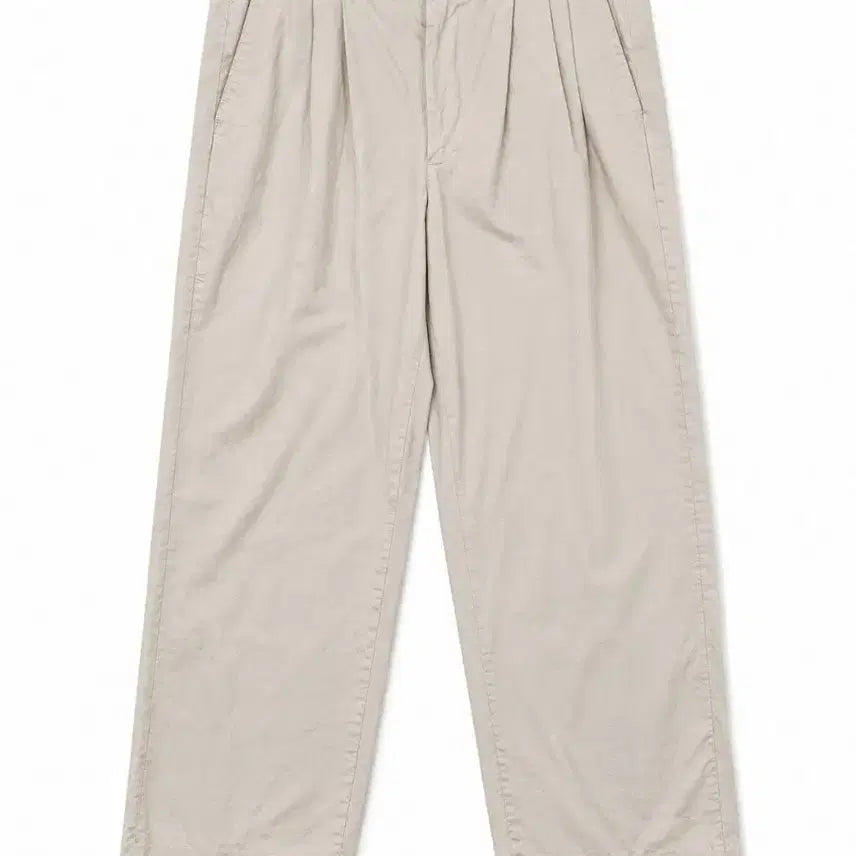 [BUNJANG] Current Beige Pintuck Wide Pants L / Current 베이지 핀턱 와이드 팬츠 L