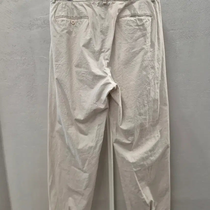 [BUNJANG] Current Beige Pintuck Wide Pants L / Current 베이지 핀턱 와이드 팬츠 L