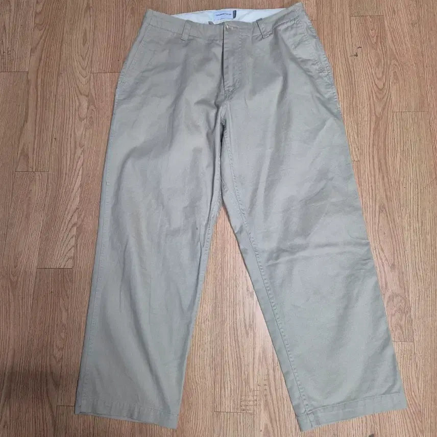 [SOLD OUT] 에스피오나지 와이드핏 베이지 면바지