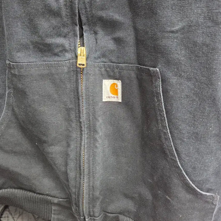 [BUNJANG] Carhartt Hooded Work Jacket Black / 칼하트 후드 워크 자켓 블랙