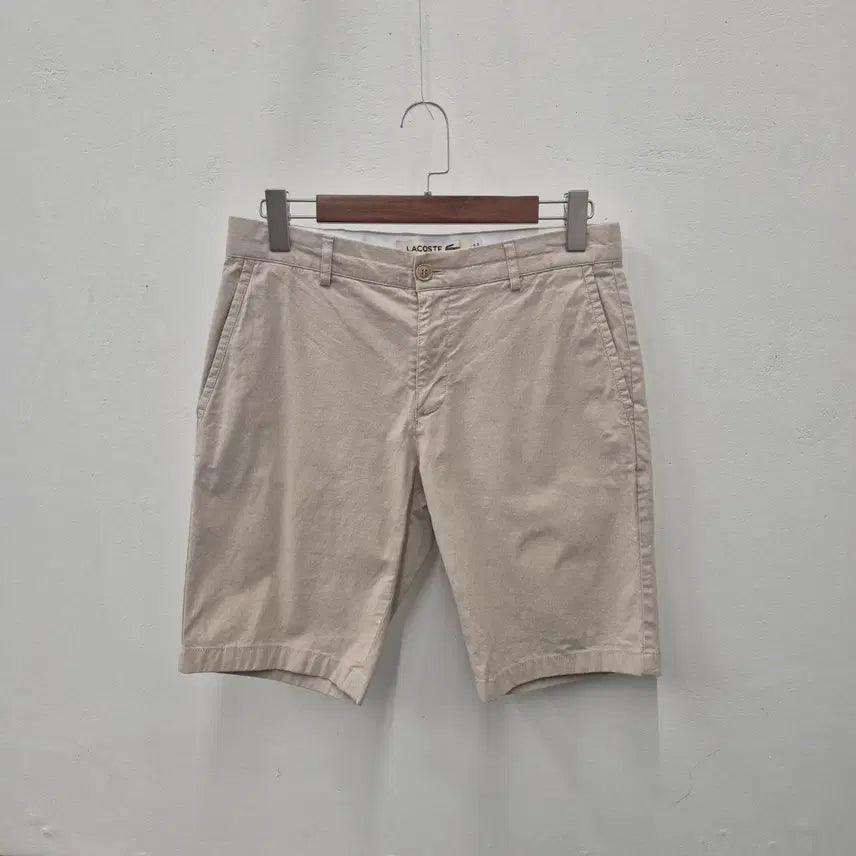 [BUNJANG] Lacoste Slim Fit Cotton Shorts Size 38 / 라코스테 슬림핏 코튼 반바지 38