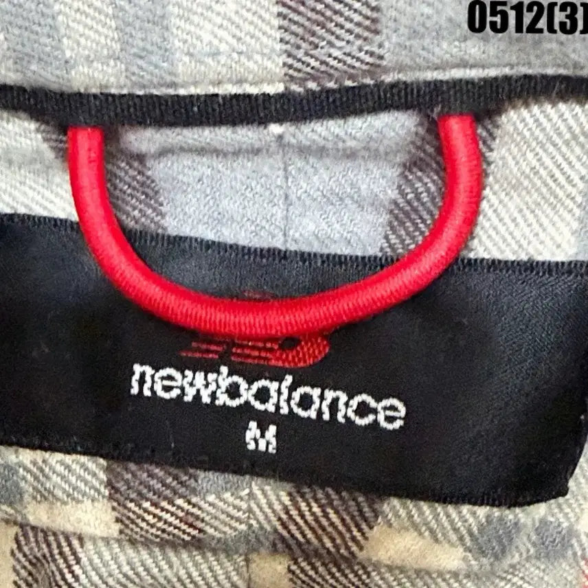[BUNJANG] New Balance Grey Check Shirt - Size M / 뉴발란스 회색 체크 남방 셔츠 M 0512