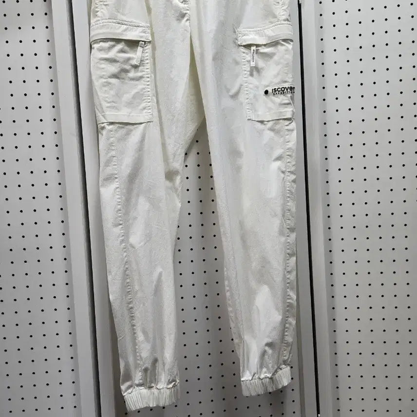 [BUNJANG] Discovery Ivory White Cargo Jogger Pants (Size 26) / (1548)디스커버리 아이보리화이트 카고 조거팬츠26(67)
