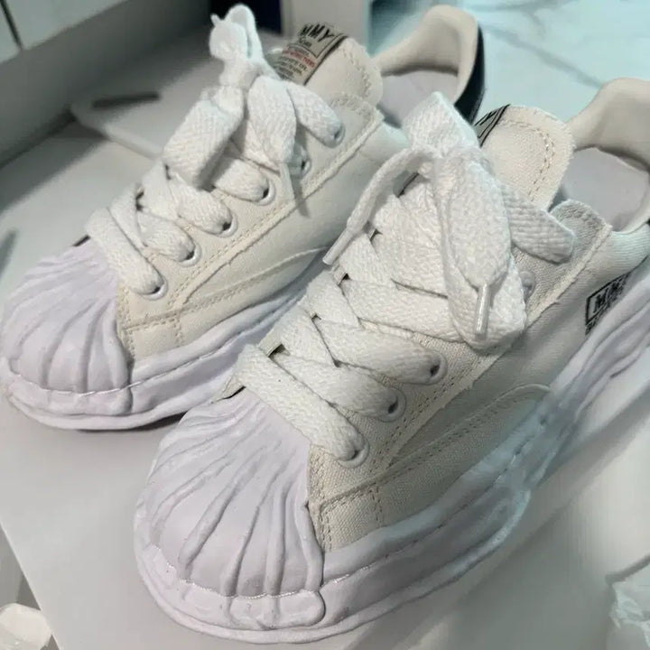 [BUNJANG] Mihara Yasuhiro Blakey Sneakers White 41 / 미하라 야스히로 블레이키 41
