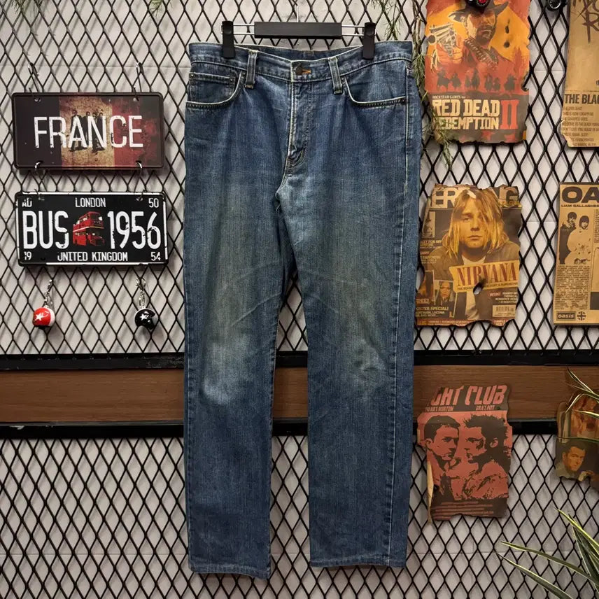 [BUNJANG] Edwin 00s 403 International Basic Denim Pants Medium Wash / 00s 에드윈 403 인터네셔널 베이직 데님 팬츠 중청