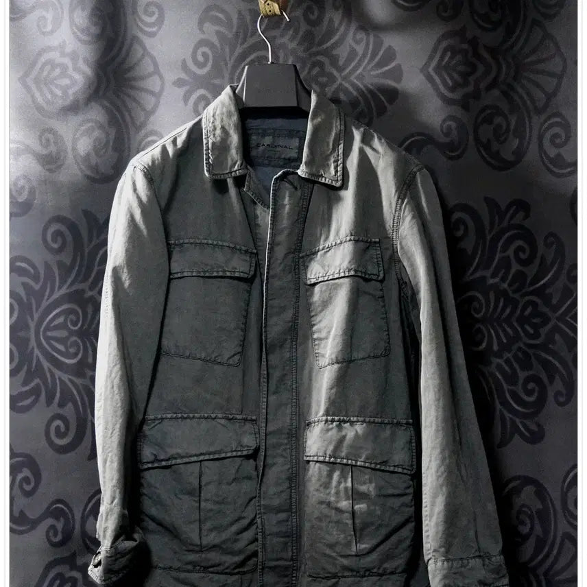 [BUNJANG] CARDINAL Washed Linen Field Jacket / 가볍게 걸쳐도 멋이나는   CARDINAL 워싱 린넨 자켓