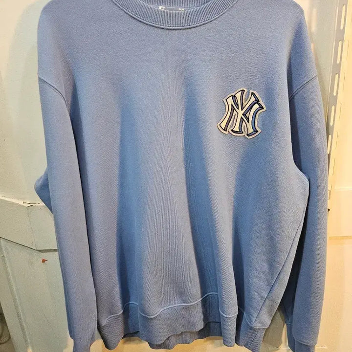 [BUNJANG] MLB New York Yankees Blue Sweatshirt / <만원빈티지>MLB 뉴욕 양키스 블루 맨투맨 티셔츠