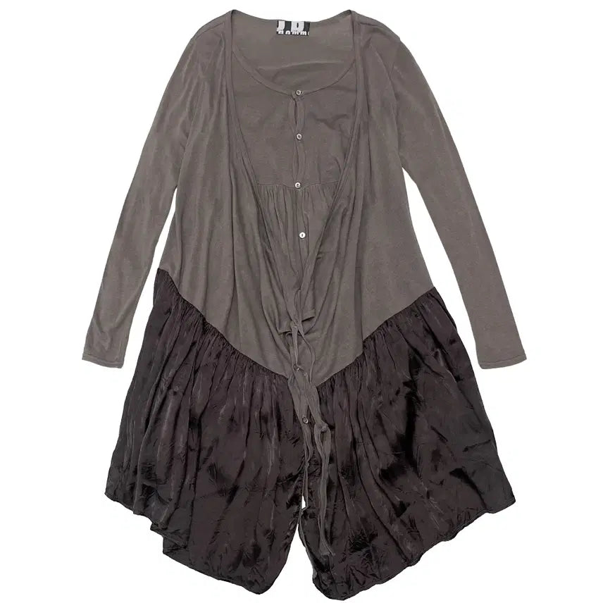 [BUNJANG] Gomme Draping Layered Cardigan / 고무 (Gomme)