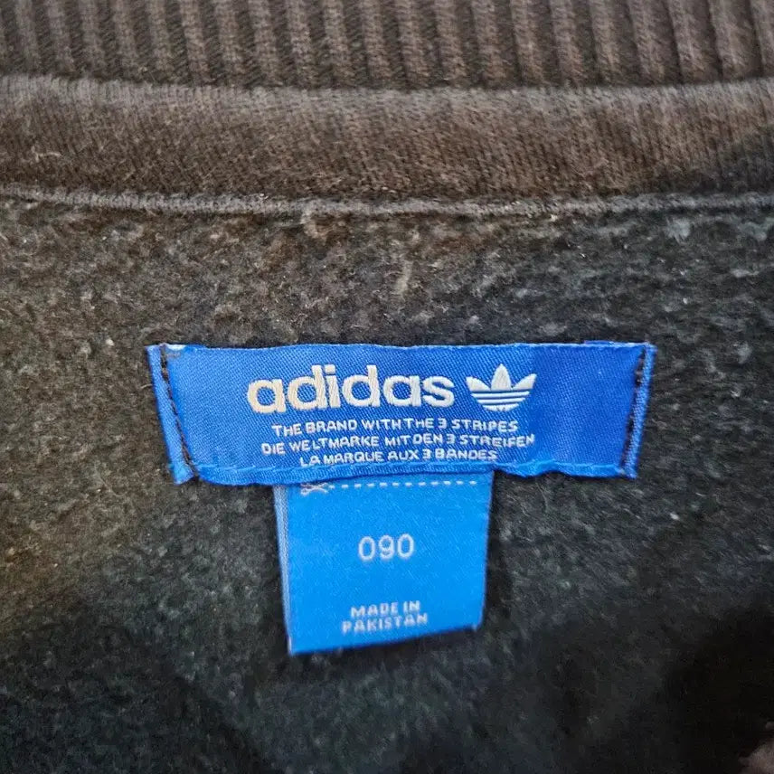 [BUNJANG] Adidas Trefoil Black Sweatshirt / <만원빈티지>아디다스 트레포일 블랙 맨투맨 티셔츠