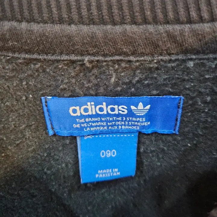 [BUNJANG] Adidas Trefoil Black Sweatshirt / <만원빈티지>아디다스 트레포일 블랙 맨투맨 티셔츠