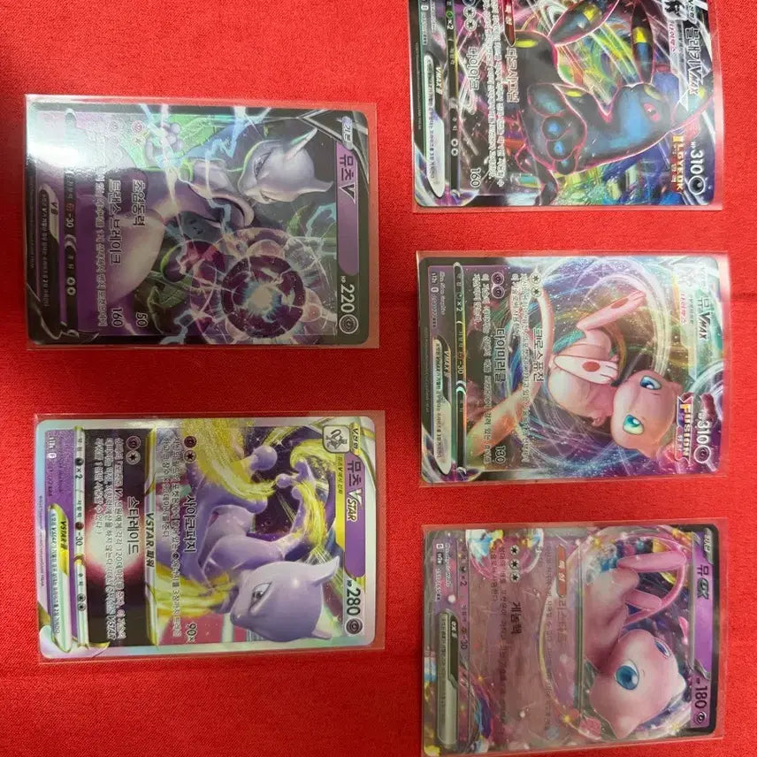 [BUNJANG] Pokemon Card Blacky, Mew, Mewtwo Bundle Set / 포켓몬 카드 블래키 뮤 뮤츠 일괄판매합니다!