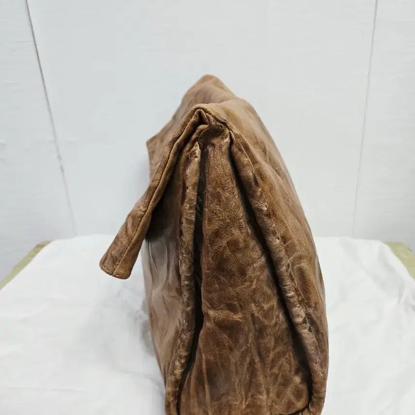 [BUNJANG] Lanvin Brown Leather Clutch Bag / 랑방 가죽 클러치백 브라운