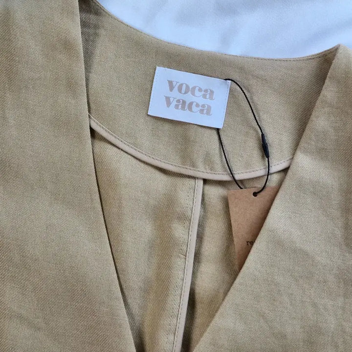 [BUNJANG] VOCA VACA Linen Short Sleeve Jacket / VOCA VACA 보카바카 린넨 반팔 자켓