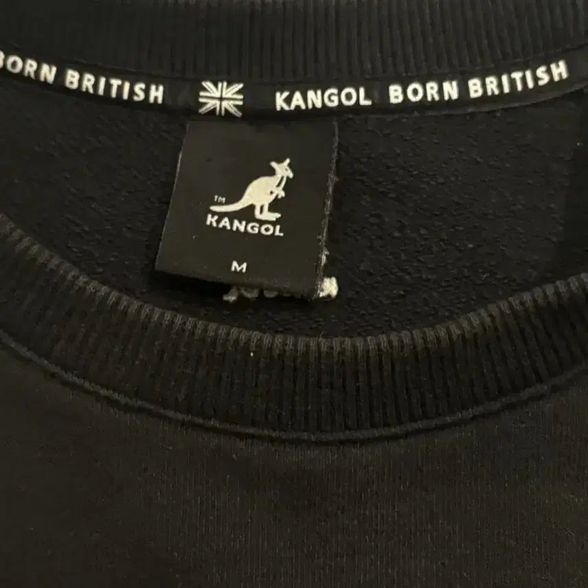 [BUNJANG] Kangol Sweatshirt Black Unisex M / 캉골 맨투맨 블랙 남여 공용 M 95
