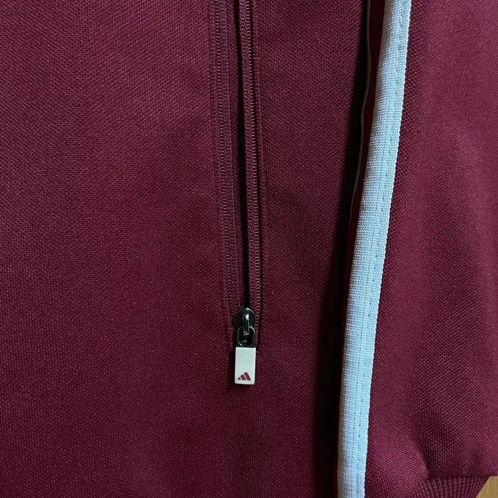 [BUNJANG] Adidas Full Zip Track Jacket Burgundy / 아디다스 집업져지 버건디