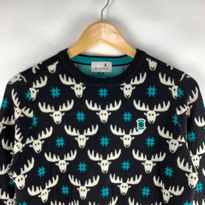 [BUNJANG] WIDE ANGLE Reindeer Wool Knit 95 / 와이드앵글 순록 울 니트 95 .260511